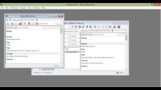 Screencast on how to use the referencing technology \