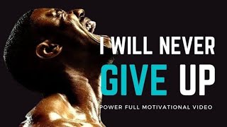 I will never give up l best motivational videol #motivation #motivationalvideo