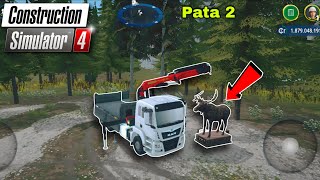 Construction Simulator 4 Part 2 - Pick Up The Elk statue JOB