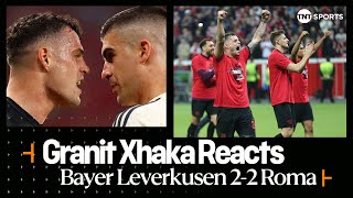 "WE ARE MORE THAN HAPPY!" 😄 | Granit Xhaka | Bayer Leverkusen 2-2 Roma | UEFA Europa League