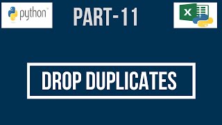 Python Tutorial || Drop Duplicates using Python || Order by in Python || Python for data analysis