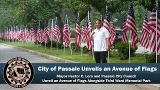 City of Passaic Unveils an Avenue of Flags