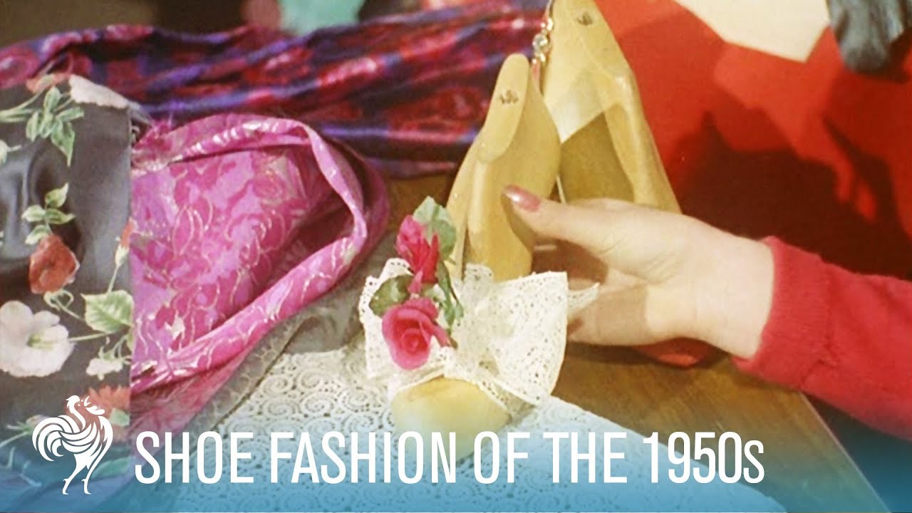 Shoes Of Tomorrow: 1950s Fashion & Designers (1957) | British Pathé ...