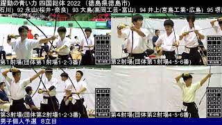 2022年全国高校総体弓道競技　男子個人予選