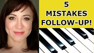 Five Mistakes Beginner Pianists Make FOLLOW UP!!