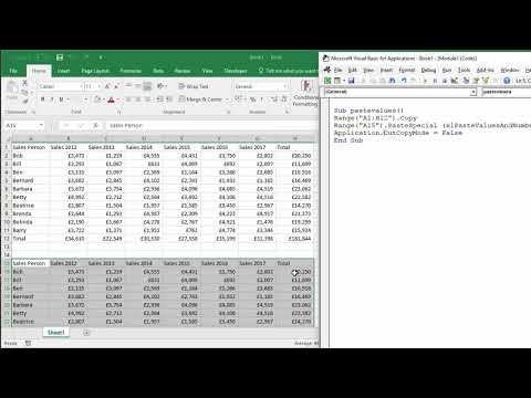 Excel VBA Macro to Paste Values & Number Formatting But Not Formulas