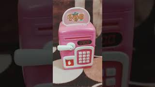 Kids Piggy with Finger Print Sensor | Links In Description #Shorts