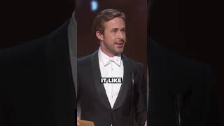 Ryan Gosling and Russell Crowe FIGHT while presenting the best adapted screenplay Oscar  #shorts
