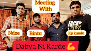ll Dabya Ni Karde ll Meeting with KP Kundu Bintu Pabra & Ndee Kundu New Haryanvi Song 2021