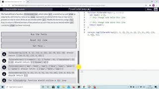Tutorial 11 - iterate through all array's elements using for loop - freecodecamp