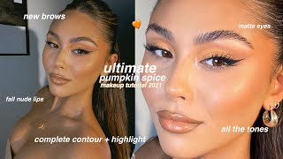 Ultimate Pumpkin Spice Makeup Tutorial 2021 | Roxette Arisa