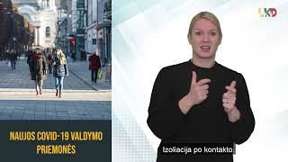 Įsigaliojo naujos COVID-19 valdymo priemonės