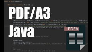 Create PDF/A with Java (itext5)