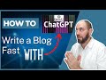 How to write a blog with AI using Chat GPT [Complete Guide}