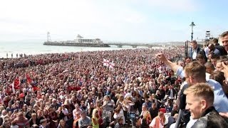 AFC Bournemouth Champions Open Top Bus Parade Bournemouth Seafront