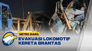 Proses Evakuasi Berlangsung Kereta Api Brantas Kurang Lebih 3 Jam