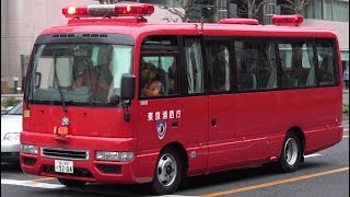 緊急走行!!東京消防庁消防車!!永田町救助 浜町水難 東京文京区 Fire Rescue truck Responding 2015/3/29