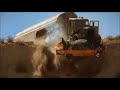 Chick in Mustang wrecks wrecker in Wrecker