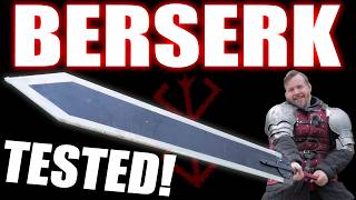 TESTING a REAL Berserk Dragon Slayer Sword!! CAN YOU FIGHT WITH IT??