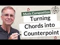 Writing Counterpoint from a Chord Scheme - Music Composition