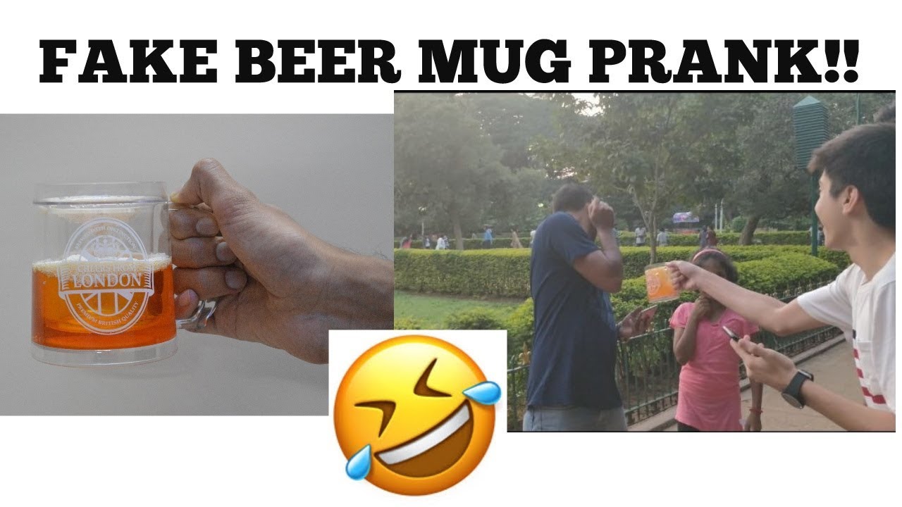Fake Beer Mug Prank Youtube
