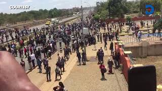 BREAKING: KENYATTA UNIVERSITY STUDENTS HOLD PROTESTS OVER UNADDRESSED GRIEVANCES
