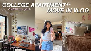 COLLEGE APARTMENT MOVE IN // sophomore year at PSU