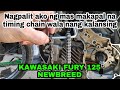 paano mag palit timing chain at timing guide - kawasaki fury 125