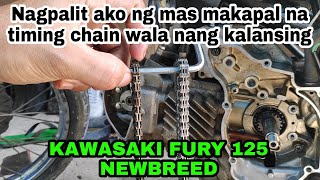 paano mag palit timing chain at timing guide - kawasaki fury 125