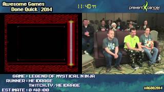 Legend of The Mystical Ninja :: SPEED RUN (0:36:04) by Heidrage #AGDQ 2014 