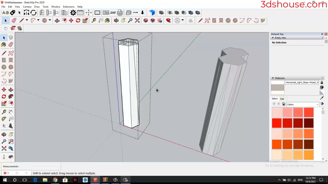 Hide And Unhide All In Sketchup Youtube