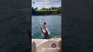 NBA superstar Bogdan Bogdanovic replicated the winning shot Nikola Jaksic made at the Olympics 👌