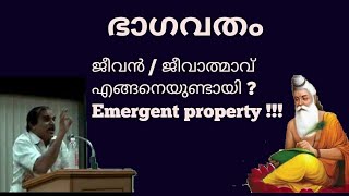 19897 #  ഭാഗവതം:-  ജീവൻ / ജീവാത്മാവ്‌ എങ്ങനെയുണ്ടായി ? Emergent property!!! 17/03/22
