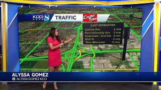 Des Moines traffic: Friday commute off to easy start