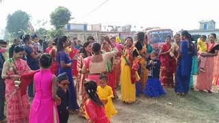 Tharu wedding dance | man lagena tharu song l Binam Chaudhary