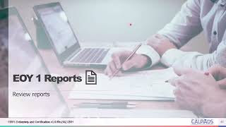 EOY 1 Reporting and Certification - Module E - Reports