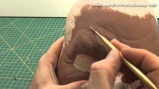 Prosthetic Sculpting Tutorial Video Part 2: refining the surface