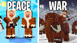 I Made 100 Players Simulate Ice Age Civilization in Minecraft...