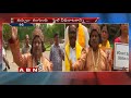 TDP MP Siva Prasad Variety get up to Protest over AP Bifurcation Guarantees | MPs Protest Continues