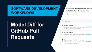 Simulink Model Comparison for GitHub Pull Requests