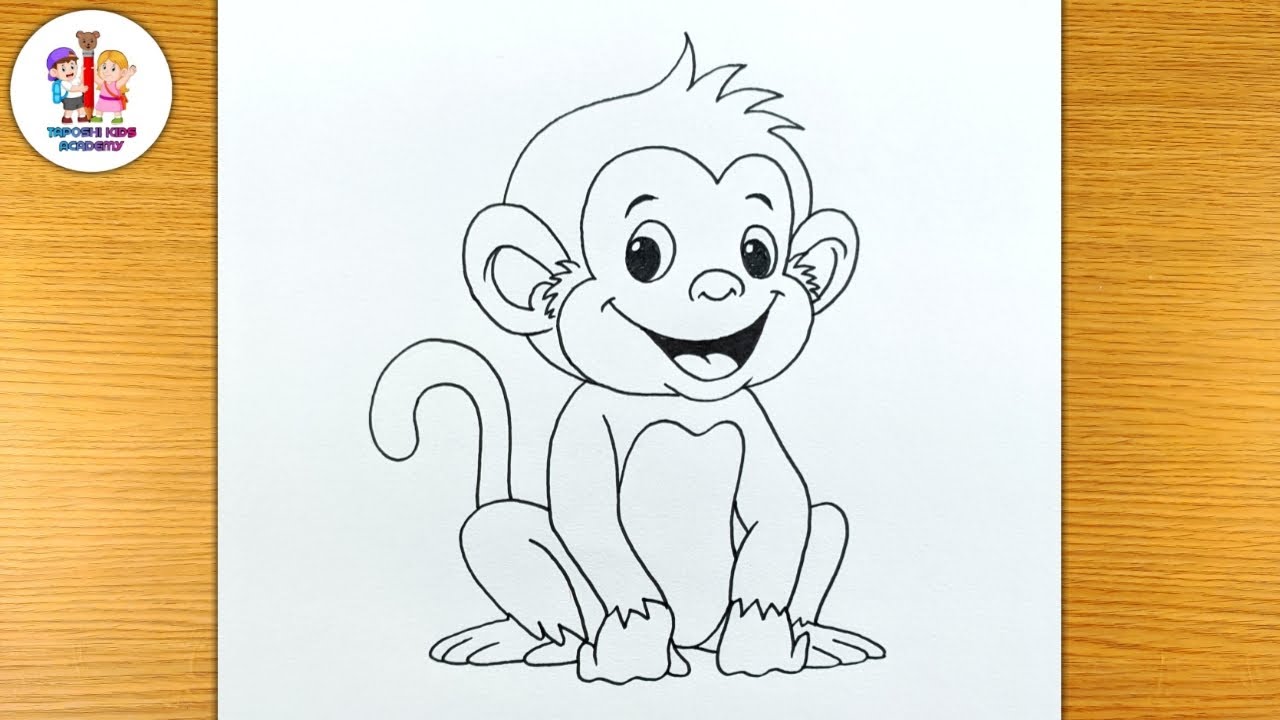 Monkey Pictures Cartoon Drawings Easy For Beginners Infoupdate Org