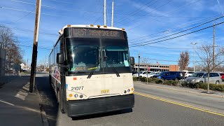 NJ Transit: On Board 2021 MCI D4500CT #21077 On The 165T Turnpike Exp Bus To NYC-PABT: (11/24/2023)