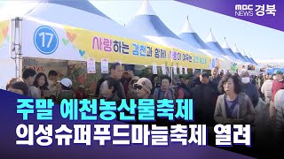 주말 예천농산물축제·의성슈퍼푸드마늘축제 열려 / 안동MBC