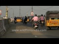 busy roads of a southern indian city madurai