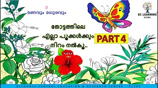 Std 1 Malayalam Unit 3 Manavum madhuravum Part 4 | Ec Learning | ECERC