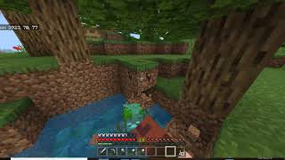 i find a whole colony of drowned in minecraft