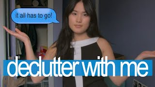 try-on & declutter my childhood closet | *YAP SESSION*