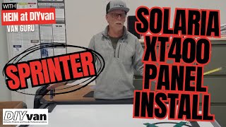 Hein at DIYvan shows how to setup a Solaria XT400 panel with our Direct Mount towers for Sprinter.