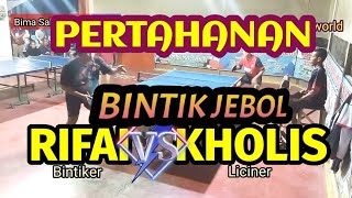 PERTAHANAN BINTIKER JEBOL DI GEMPUR BOCIL || RIFAI VS KHOLIS || #PERTAHANAN #JEBOL #BINTIK