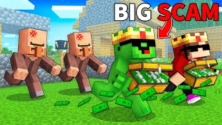 How Mikey and JJ Scammed the Entire Village in Minecraft (Maizen)